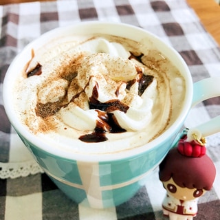 シナモン香る♡ウインナーカフェオレチョコソースがけ